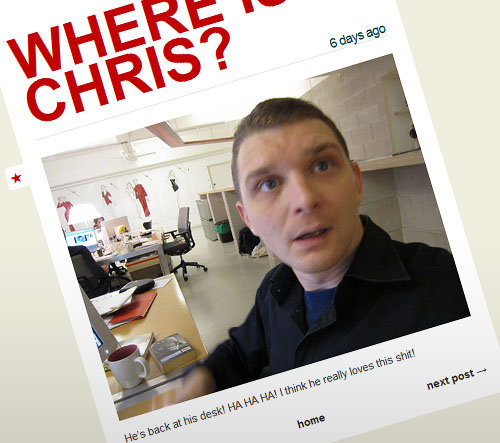 Where is Chris?